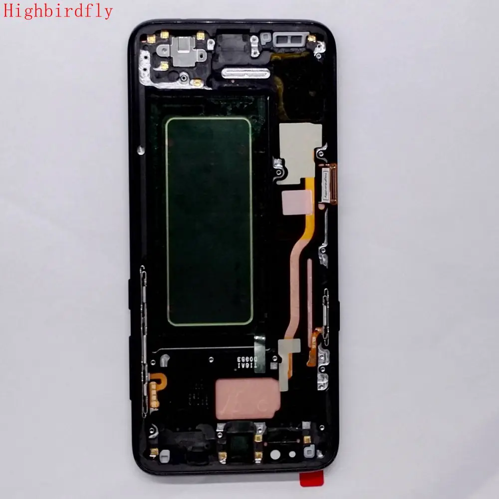 Highbirdfly для samsung Galaxy S8 G950F G950/s8 plus G955F ЖК-экран+ Дисплей+ Сенсорная стеклянная рамка в сборе Замена Amoled