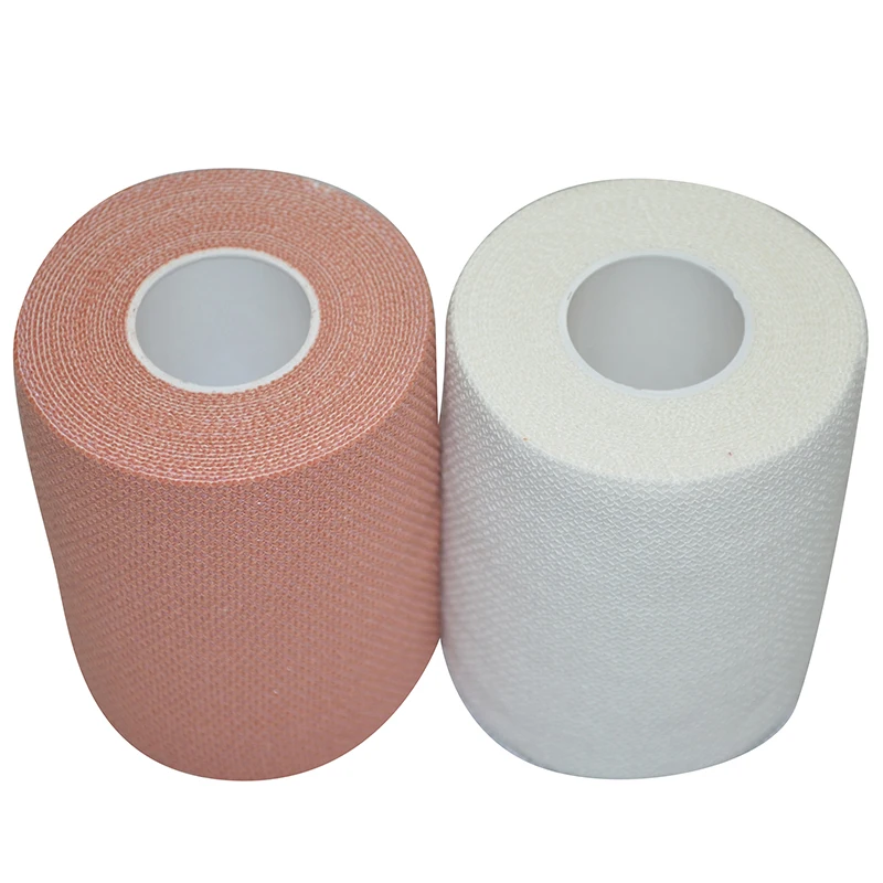 1 Кусок эластичной самоклеящейся бинты из эластопласта, тканевая лента для фиксации на запястье, локтях, коленях, тяжелые атлетические растягивающиеся ленты.