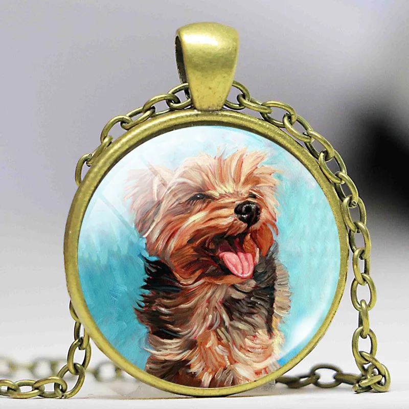 Очаровательные ювелирные изделия простой дизайн изображения собаки украшения