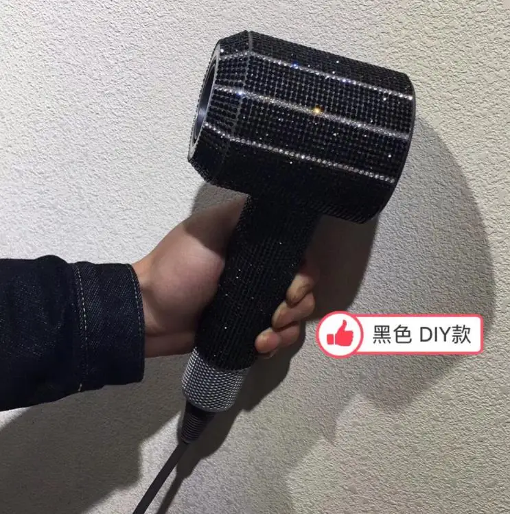 DIY Красочные вышивка-Мозаика Искусство Алмазная самоклеющиеся на плоской подошве виниловая пленка защитная пленка для Dyson сверхзвуковой HD01 фен для волос