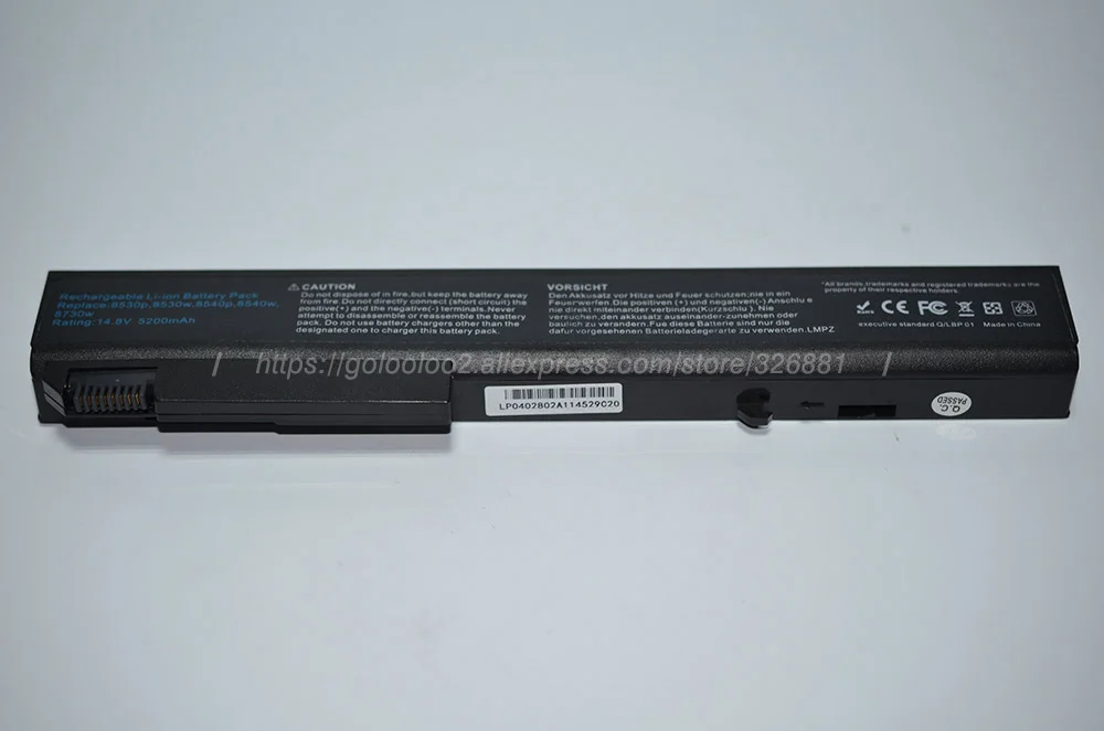 Golooloo 4400 мАч аккумулятор для ноутбука hp EliteBook 8530p 8530 Вт 8540p 8540 8730p 8730 8740 HSTNN LB60 OB60 XB60