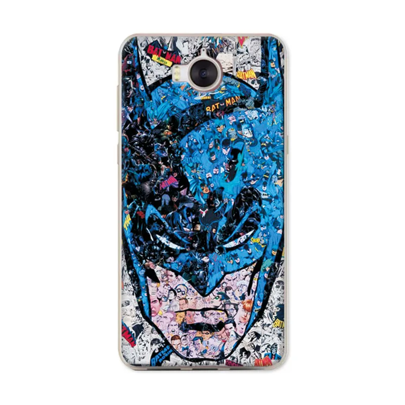 Очаровательный чехол для телефона Marvel Hero Captain America Huawei Y6 2017 Железный человек