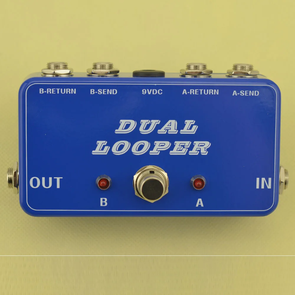 Педаль для гитары с двойным циклом синий|loop switch|guitar effect pedal looperpedal looper switcher |