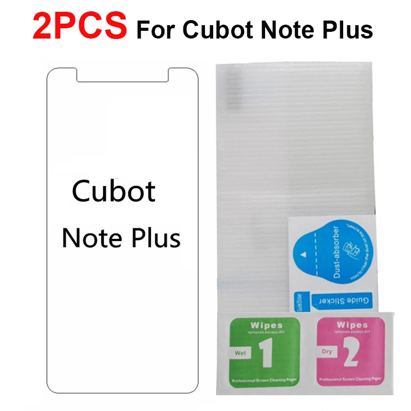 2 шт. Cubot Note Plus закаленная Защитная стеклянная пленка для экрана класса люкс 9H 0 26
