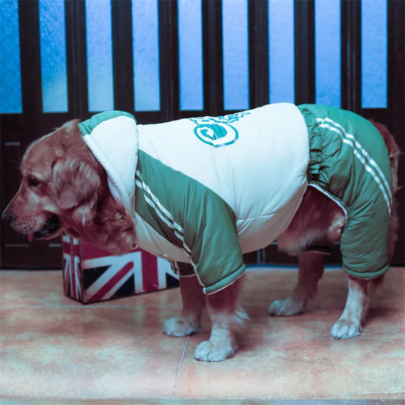 2020 зимняя куртка для собак золотистый ретривер Хаски Лабрадор Собаки Одежда