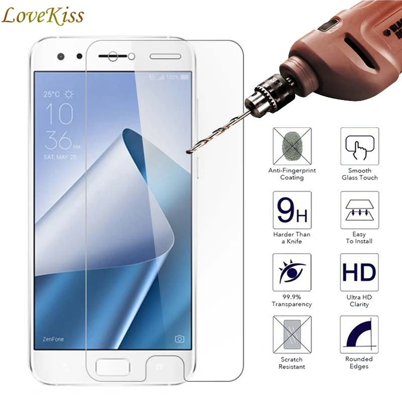 9H 2.5D 0 26 мм закаленное стекло для Asus Zenfone 4 Pro ZS551KL zs551kl Чехол Премиум Защитная пленка