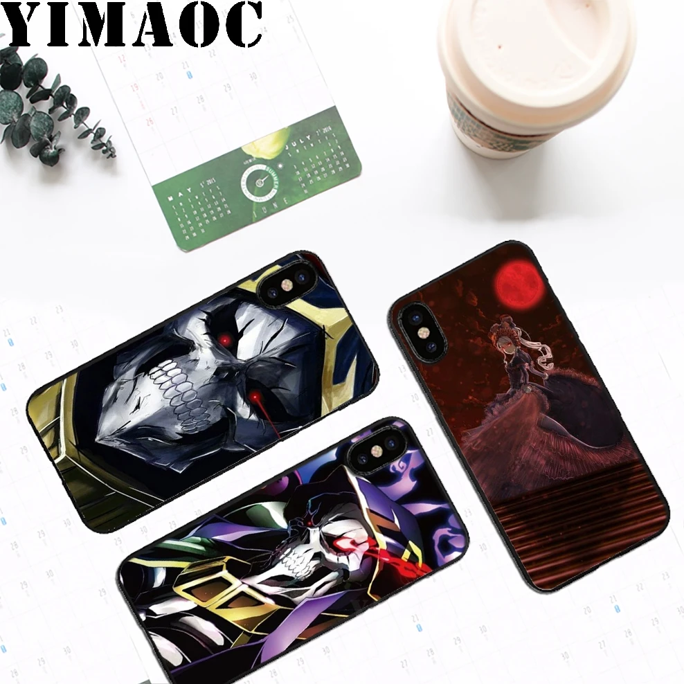 YIMAOC Overlord Japan аниме Мягкий силиконовый чехол для iPhone 11 Pro Xr Xs Max X или 10 8 7 6 6S Plus 5 5S SE |
