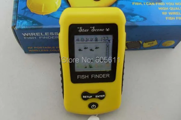 Дисплей беспроводной рыбоискатель TL86 портативный жк sonar глубины поиска искатель