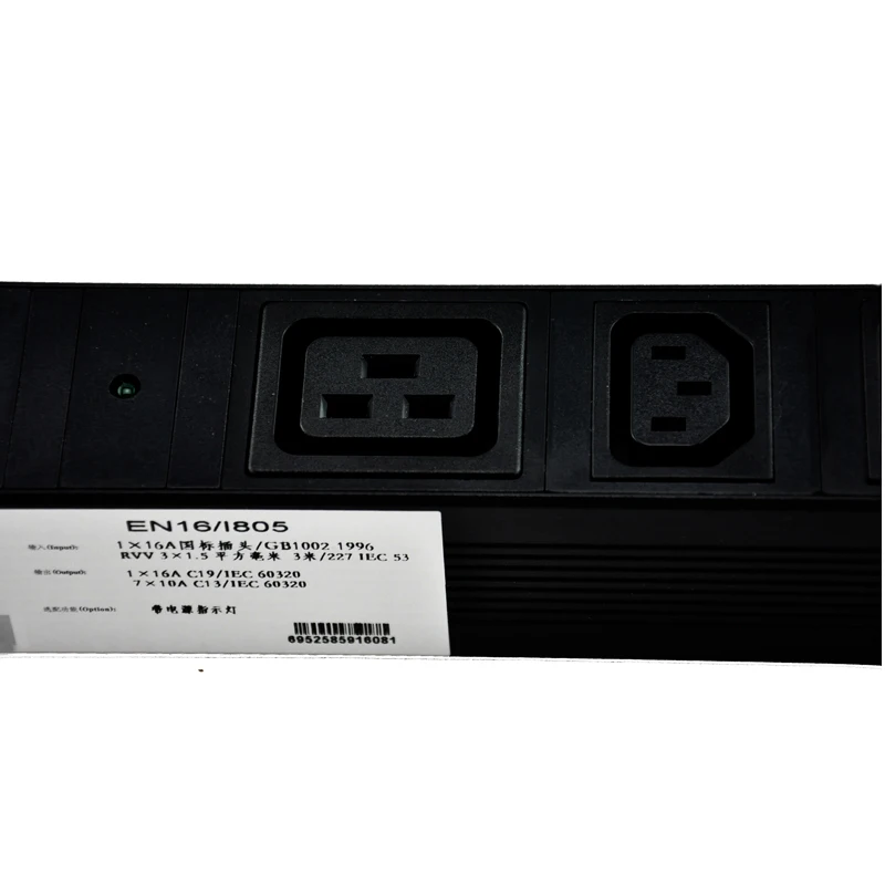Тау EN16/I805 16A 8 способов IEC320 C13 с SPD PDUs блок распределения питания |
