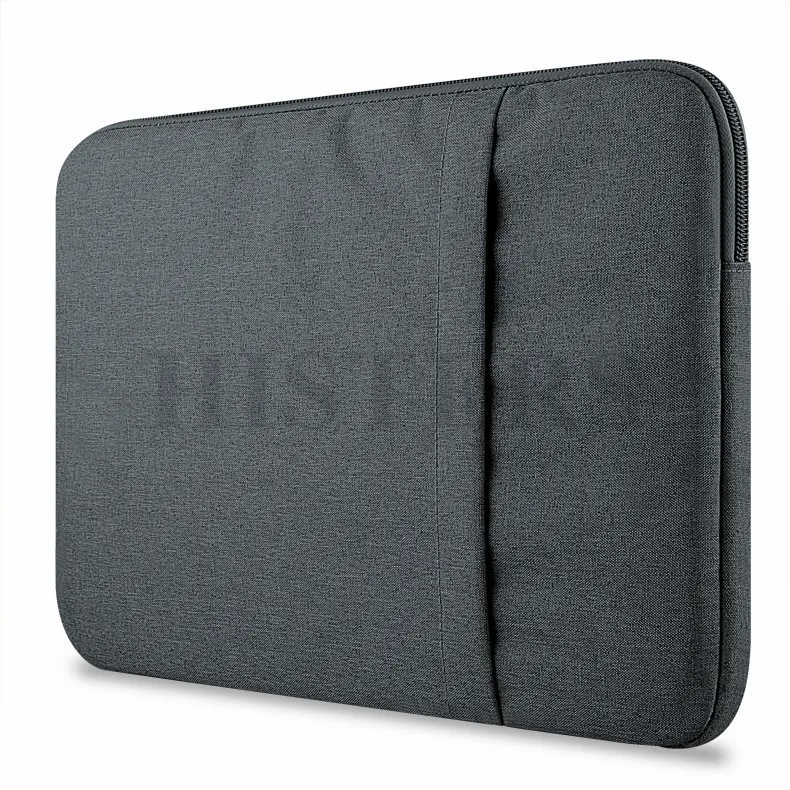 DARK GRAY Противоударный чехол-сумка на молнии для Digma CITI 3000 4G 13,3 дюймов, защитный чехол с двойным отделением для хранения ноутбука/планшета - Цвет: DARK GRAY