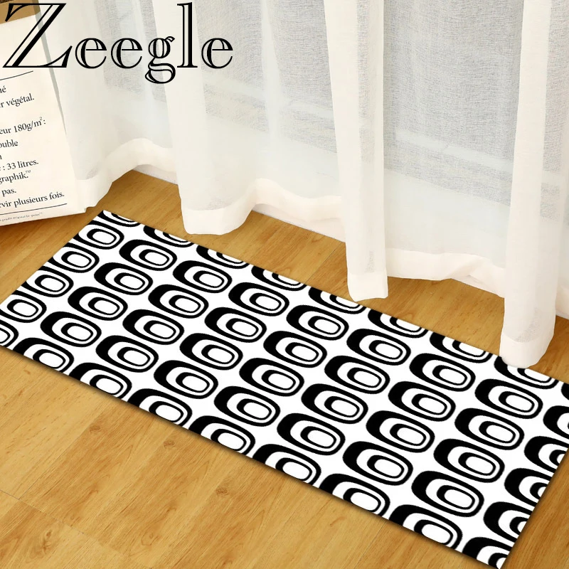 Абсорбирующий напольный коврик кухонный ковер нескользящий фланелевый