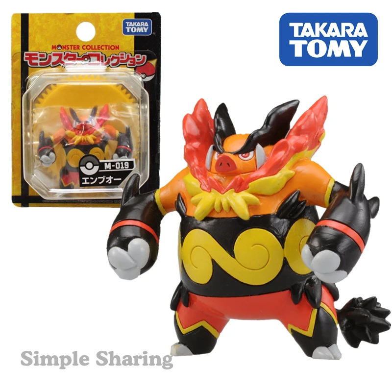TAKARA TOMY Tomica-конструктор с фигурками из м/ф “Покемон” Enbuoh сайту Emboar коллекционные