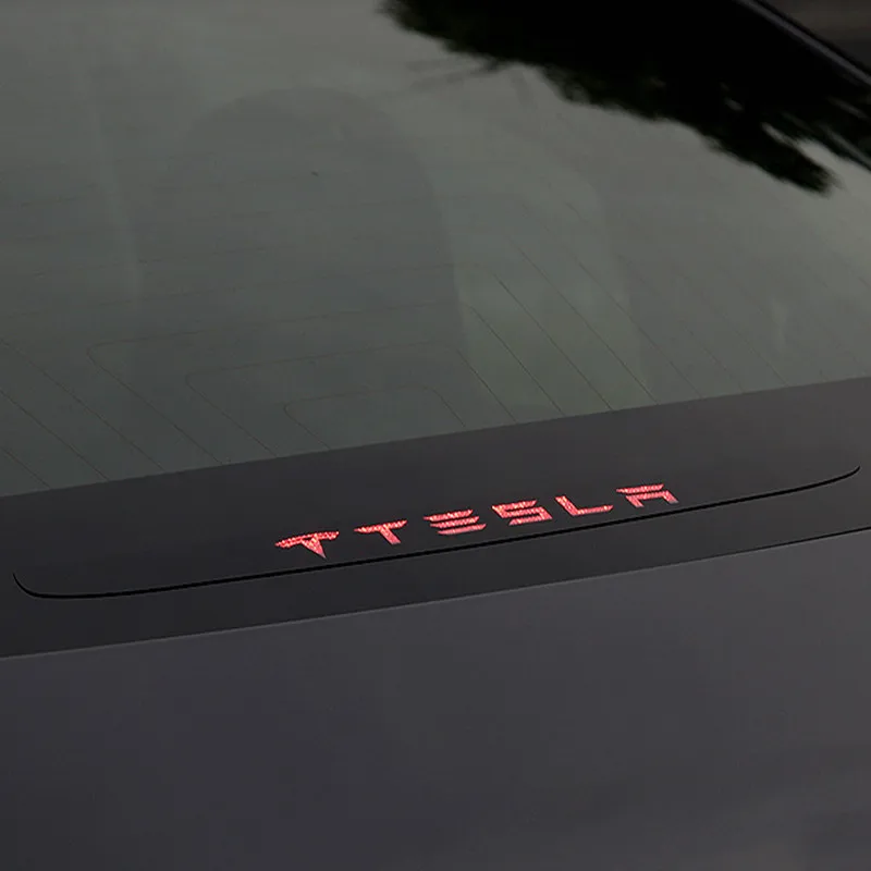 Задняя фотовспышка 3D акриловая наклейка для Tesla Model 3 18 19|Наклейки на автомобиль| |