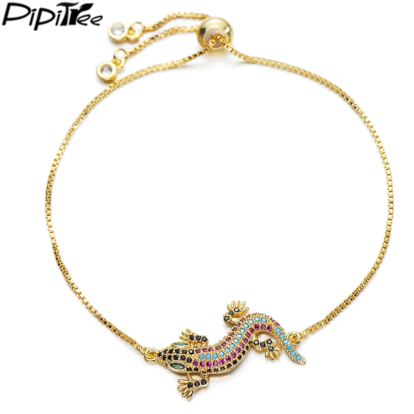 Pipitree уникальный полностью микро проложенный кубический цирконий геккон