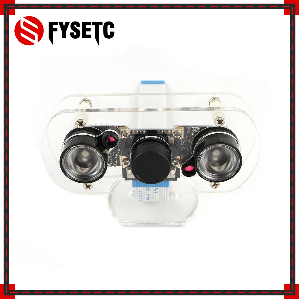 Камера ночного видения Raspberry Pi 3 с углом обзора 130 градусов регулируемая камера