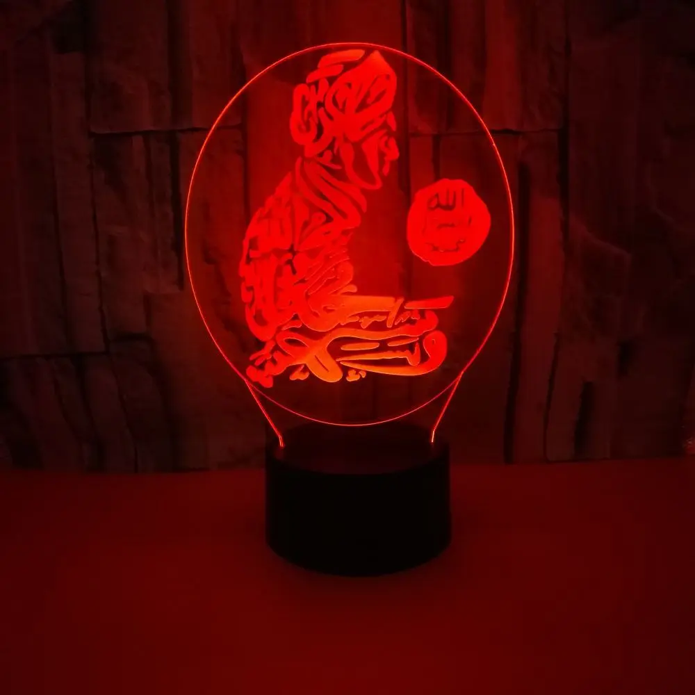 Креативная индивидуальная настольная лампа 3d освещения Электронная креативная