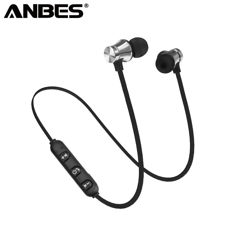 ANBES Спортивные Bluetooth наушники гарнитуры Водонепроницаемый магнитного притяжения