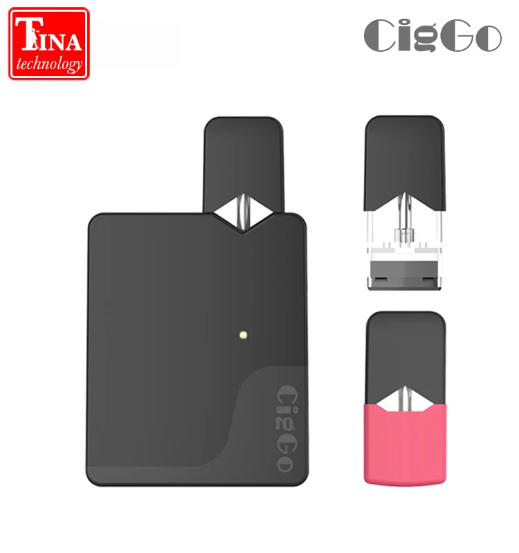 2019 Ciggo J Vape Pen Pod Kit with Built-in Battery 350mAh 0.5ml Refillable Tank Ceramic Coil Easy Press Fill System E-cig | Электроника