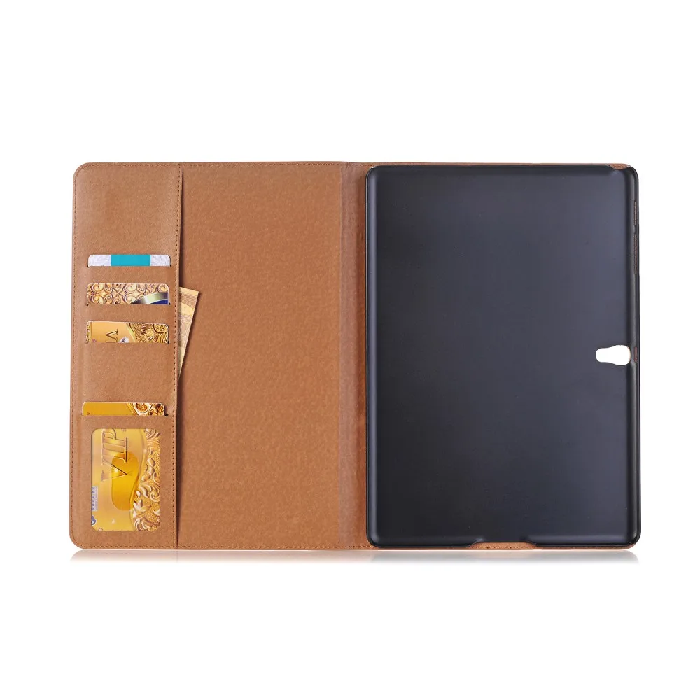 Для samsung Galaxy Tab S 10,5 T800 T805 SM-T800 чехол для SM-T805 роскошный бизнес тонкий смарт-чехол для планшета с подставкой и отделением для карт