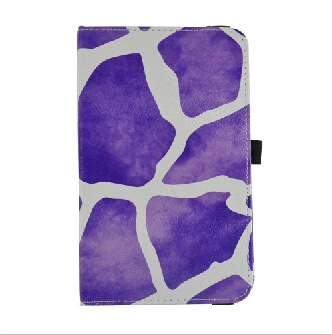 Giraffe Purple 360 градусов вращающийся, поворотный кожа милый чехол для Samsung Galaxy Tab A 10,1 T580 T585 SM-T580 T580N 10," планшет - Цвет: Giraffe Purple