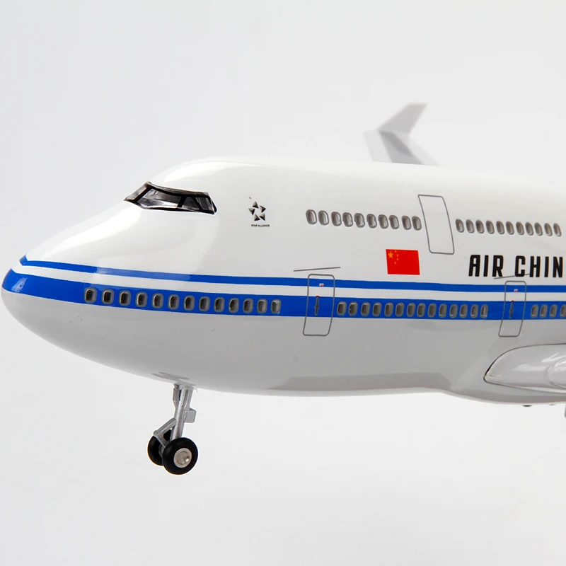 Для сбора 1/150 масштаб самолет Boeing B747 модель самолета Модель с подставкой Звук &
