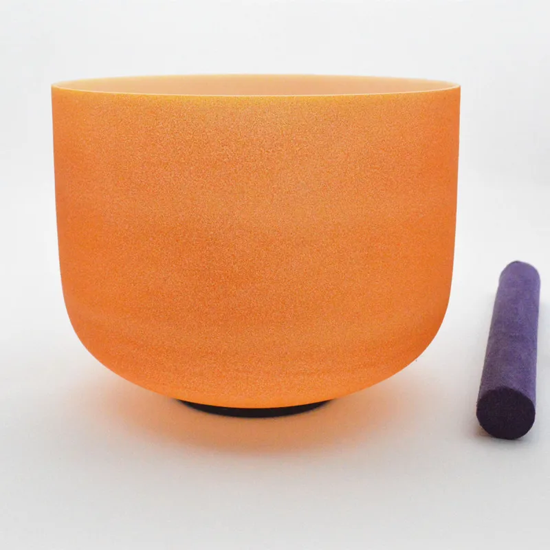 Хрустальная Поющая чаша HF 8 дюймов морозная одна наружная окрашенная любое