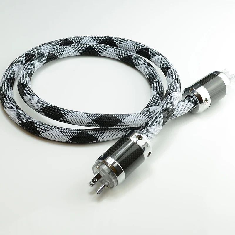Hi End OCC 4 квадратных кабеля питания США AC Кабель Fi|cable hifi|hifi cableocc cable |