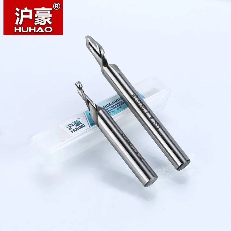 HUHAO 1pc 8mm single Flute High speed Steel cutter for aluminum HSS TOP Quality router bit End mill CNC Milling Cutter|cnc milling cutter|milling