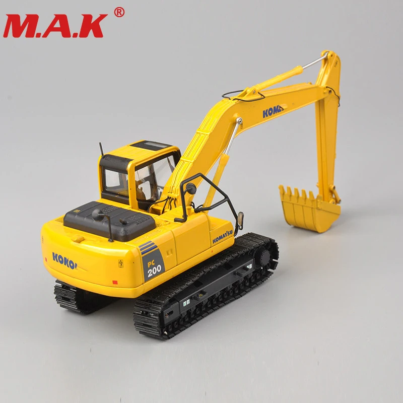Литье под давлением KOMATSU 1/50 масштаб PC200 экскаватор грузовик модель автомобиля игрушечный сплав литье под давлением модель Инженерная машина для сбора