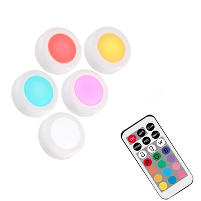 1Remote 5Lamps Пульт дистанционного управления RGB шкаф светильник с сенсорным датчиком лампы шкафа светодиодный светильник s для спальни гостиной кухонный светильник ing Декор - Цвет: 1Remote 5Lamps