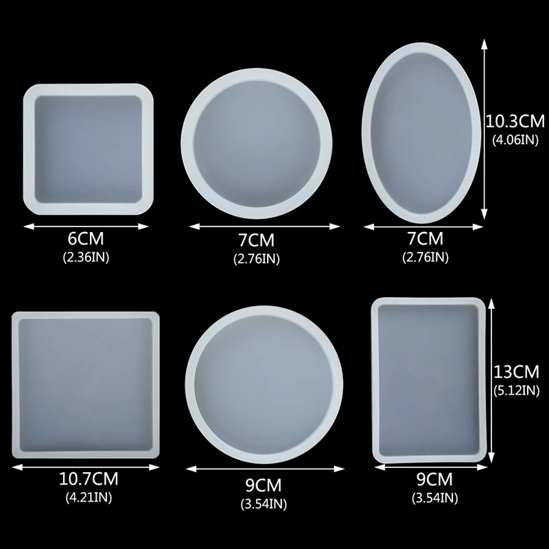 Жидкостная пластина для зеркала силиконовые формы форма геометрической ручной
