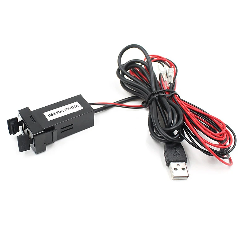 Doub USB Автомобильное Зарядное Устройство Адаптер + Аудио Порт 5 В 2.1A Оригинальное