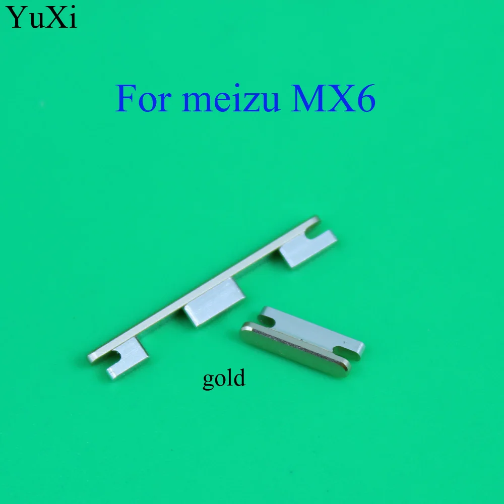 YuXi Боковая кнопка питания запасная часть ключа громкости для Meizu meilan mx5 MX6 pro MAX |