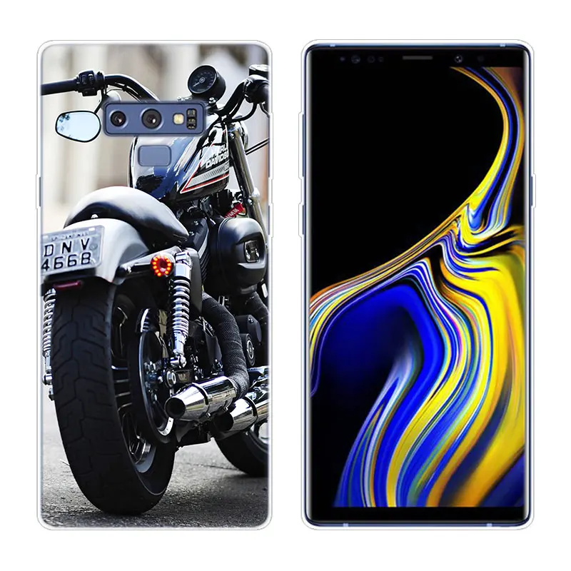 Популярный винтажный силиконовый чехол для мотоцикла Samsung Galaxy A80 A70 A60 A50 A40 A40S A30 A20E