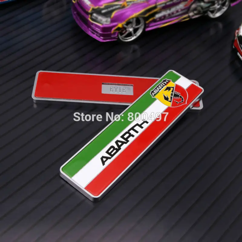Новейший 3D значок на багажник автомобиля ABS Эмблема для Abarth стикер аксессуары