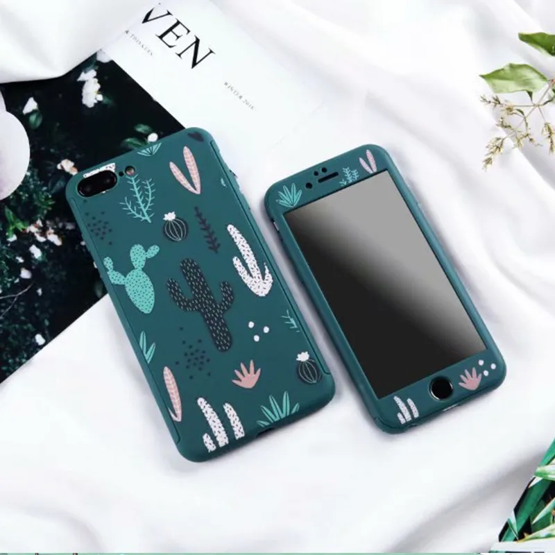 Модный чехол с полной защитой на 360 градусов для iPhone 6, 6 S, 7, 8 Plus, XS Max, XR, X, Твердый чехол из поликарбоната с изображением мультяшных животных слона - Цвет: Style 13