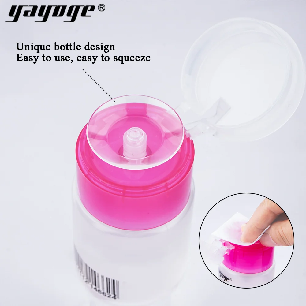 

YAYOGE 60ml gel Polish Remover Acetone Cleanser Plus Removes Excess Gel Enhance Shine Sticky UV Gel Sticky Remover Liquid