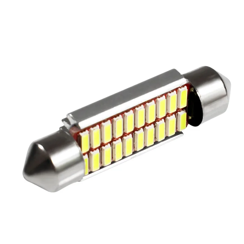 Новинка суперъяркая Светодиодная лампа CANBUS 39 мм 6413 C5W C10W SV8.5 20 SMD 4014 Автомобильная