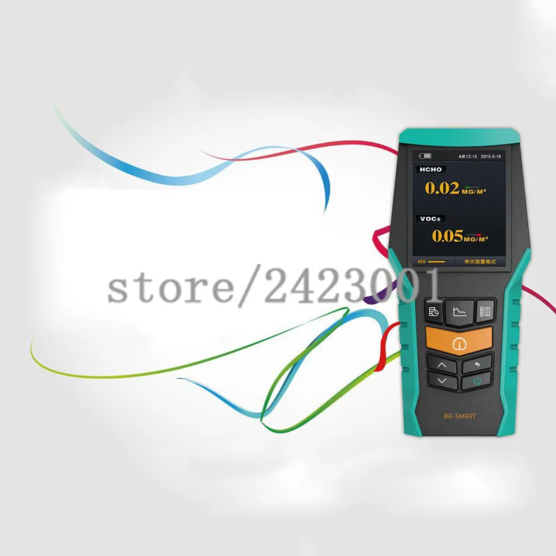 4 в 1 PM2.5 PM10 TVOC HCHO формальдегида детектор воздуха PM 2,5 монитор 2,4 дюймов ЖК-дисплей газоанализатор защиты дома воздуха монитор