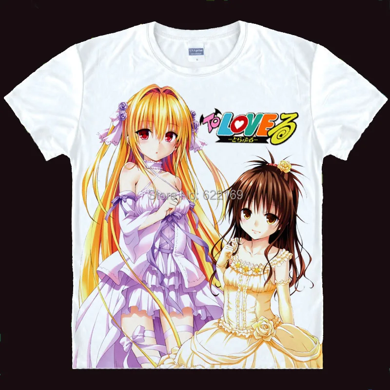 Горячая Распродажа To Love Ru Darkness Момо Belia Экран футболки с рисунком аниме в качестве