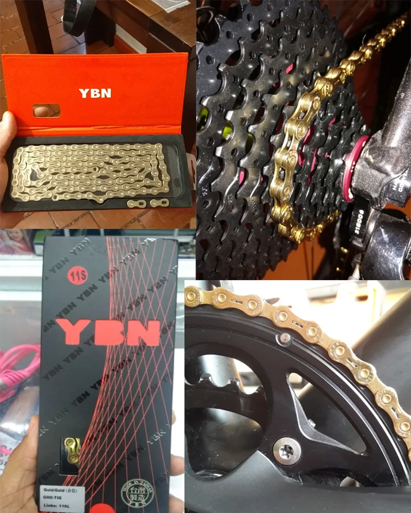 YBN 9 10 11 скоростей велосипедная цепь для Brompton складной велосипед Сверхлегкий полый 5000 км велосипедная цепь для Shimano/SRAM/Campanolo