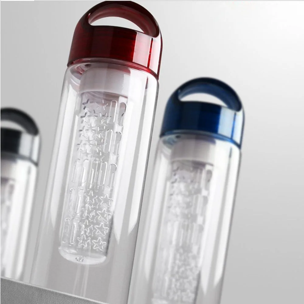 Бутылка для воды с фруктами без Bpa Спортивная коробкой здоровья лимонный сок