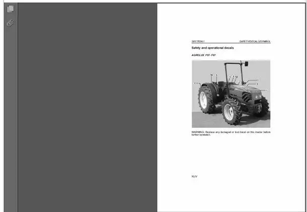 DEUTZ-FAHR (AG) Service Manual [06.2007] | Diagnostic Tools