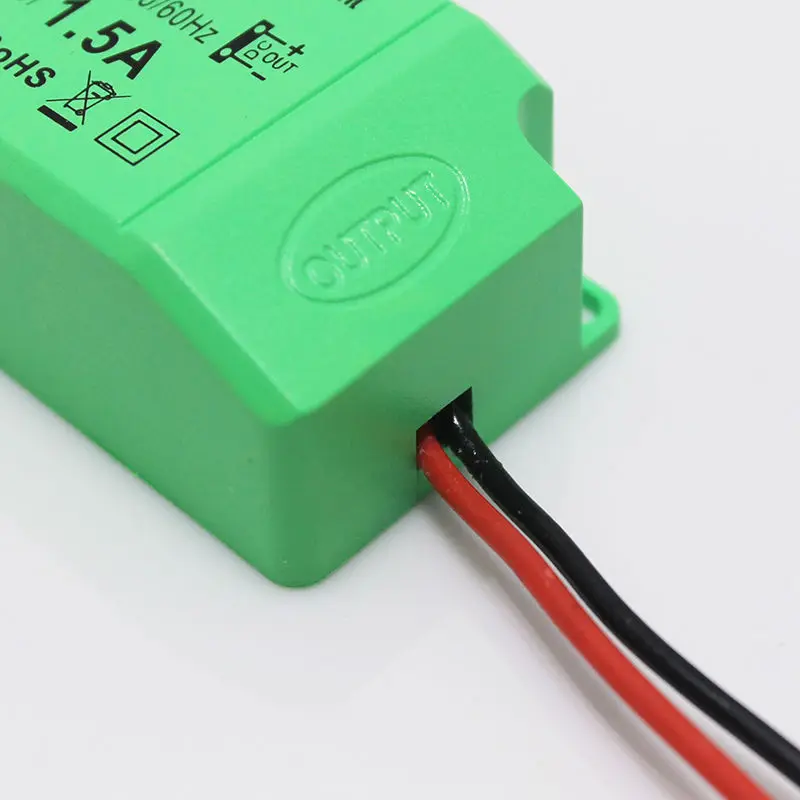 Высокое качество выход DC12V 1.5A 18 Вт источник постоянного тока светодиодный