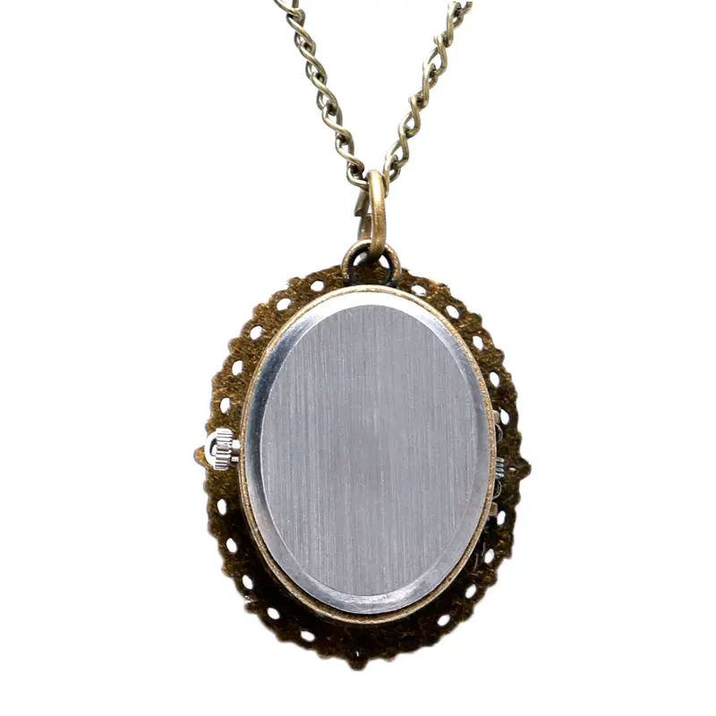 2018 новый элегантный фиолетовый бабочка цветок карманные часы Цепочки и ожерелья