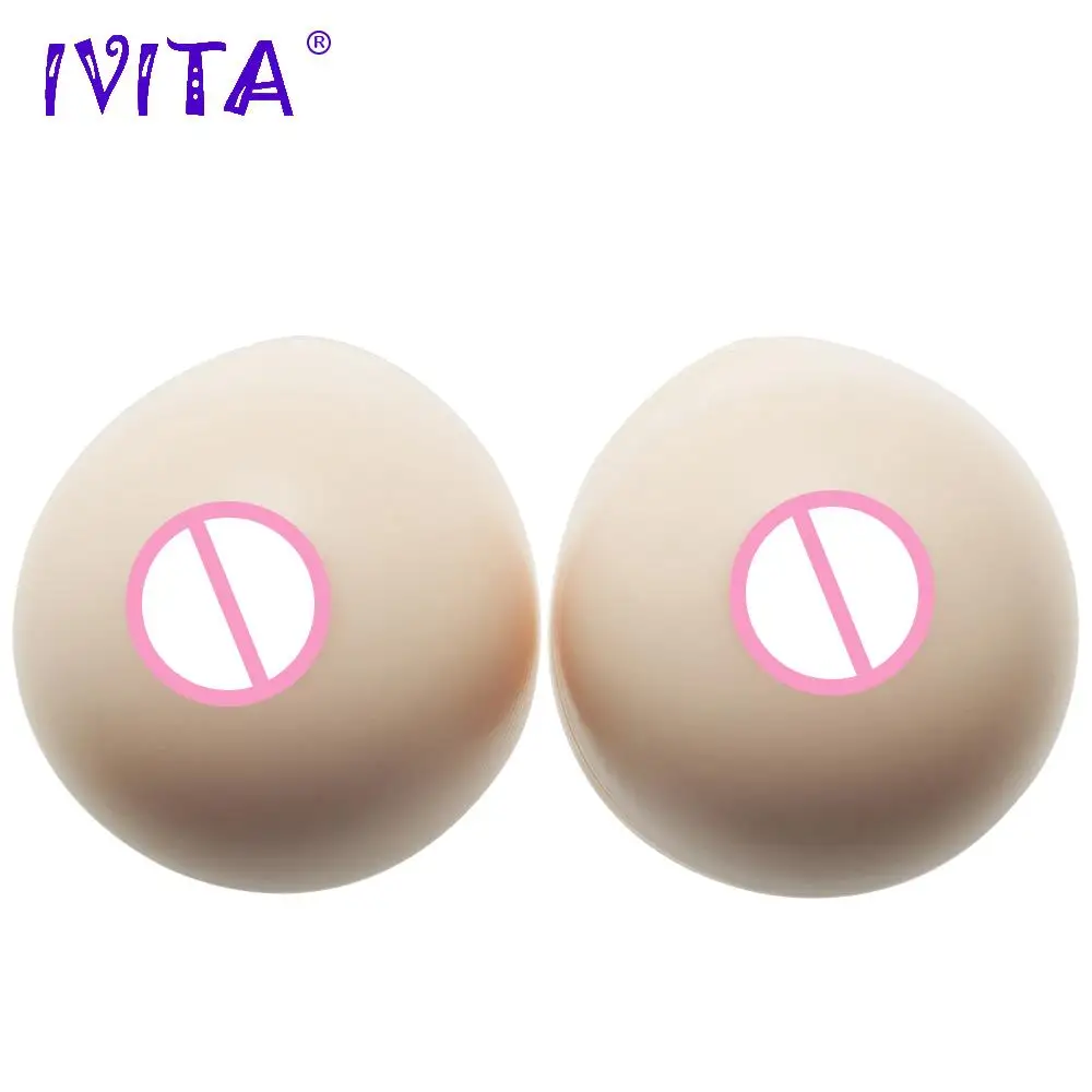 IVITA 3600 г реалистичные силиконовые искусственные груди формы накладные для