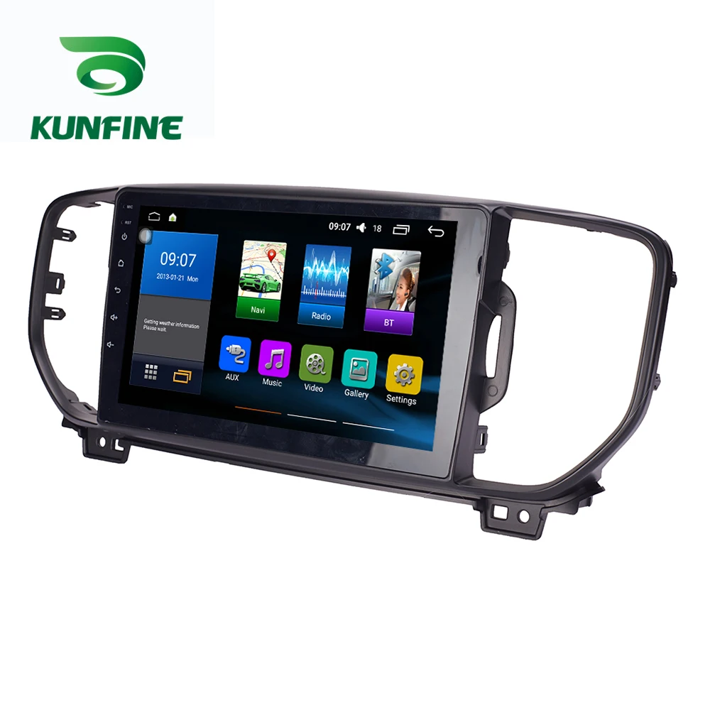 Восьмиядерный 1024*600 Android 8,1 автомобильный DVD gps навигационный плеер Deckless автомобильный стерео для KIA KX5 Sportage радио головное устройство wifi