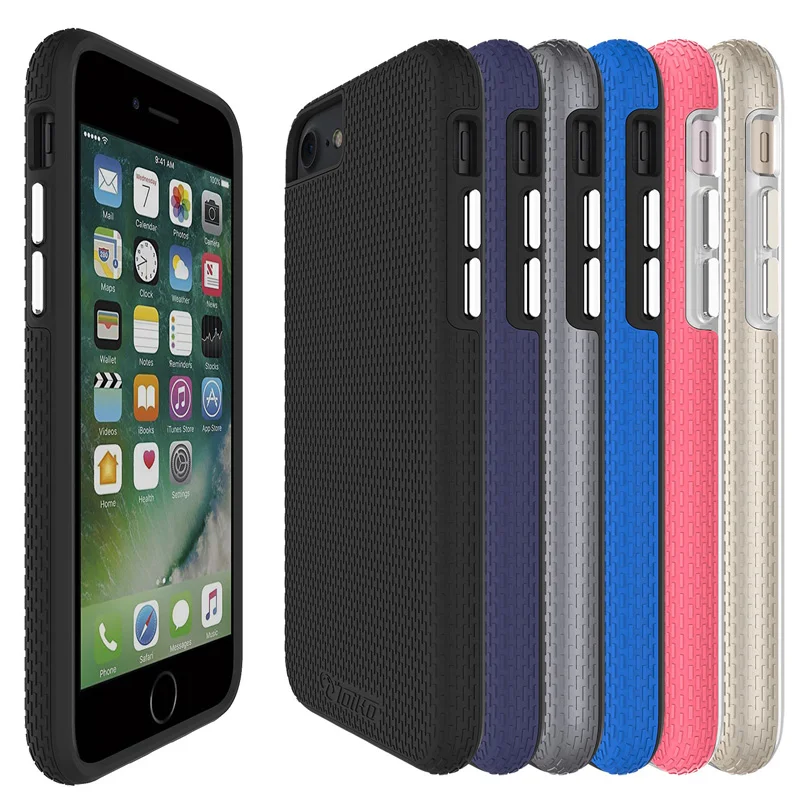 Чехол toyko X Guard 2 в 1 для iPhone 6, 6 S, 7, 8, ударопрочный чехол из ТПУ и поликарбоната для задней панели телефона, двойная защита, прочный Чехол для мобильного телефона