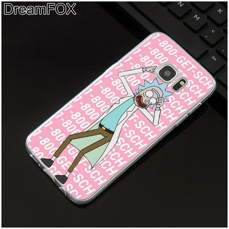 DREAMFOX M493 Rick And Morty Soft TPU Silicone Case Cover For Samsung Galaxy Note S 6 7 8 9 10 10e 11 11e Lite Edge Plus |