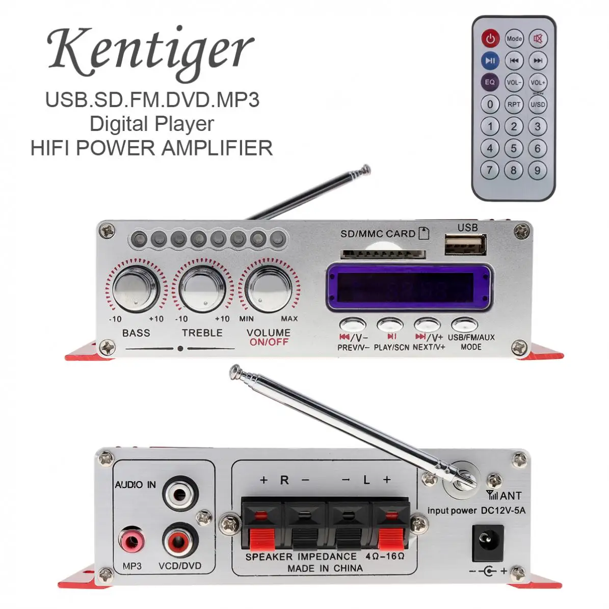 Распродажа HY 502 2CH Hi Fi цифровой аудио плеер Автомобильный усилитель FM Радио стерео